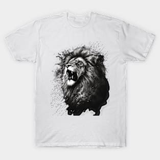 Lion Black & White 0.1 T-Shirt